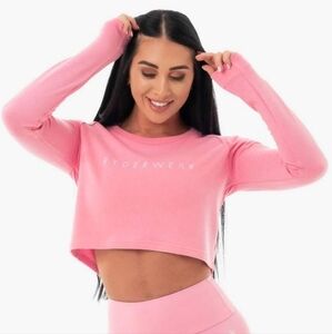 Ryderwear Staples Cropped Sweater Pink